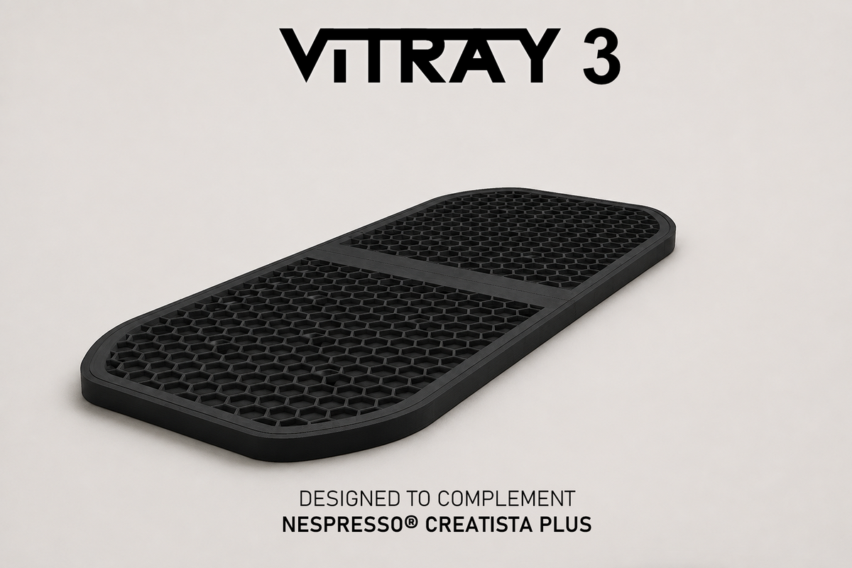 ViTRAY 3-Drypbakke – designet til at matche Nespresso® Creatista Plus perfekt