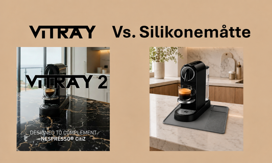 ViTRAY 2 vs. Silicone Mat comparison for Nespresso CitiZ