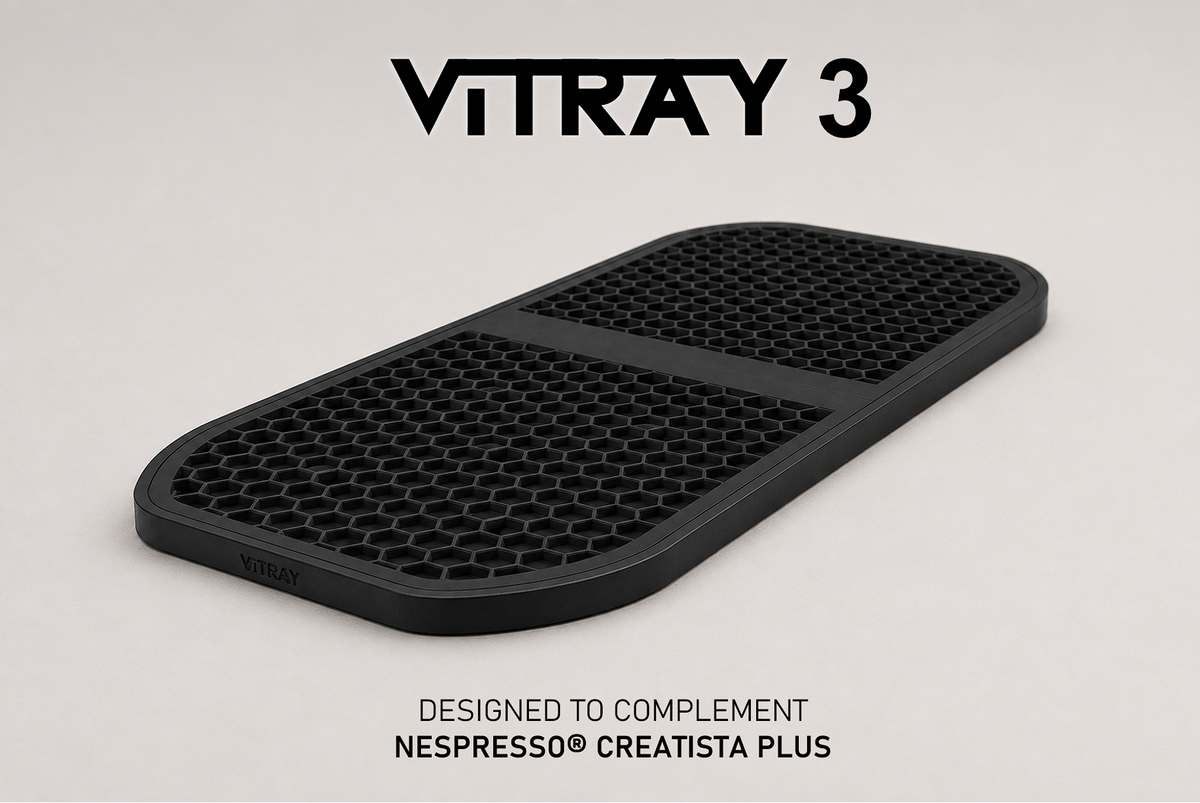 ViTRAY 3-Drypbakke – designet til at matche  Nespresso® Creatista Plus perfekt

