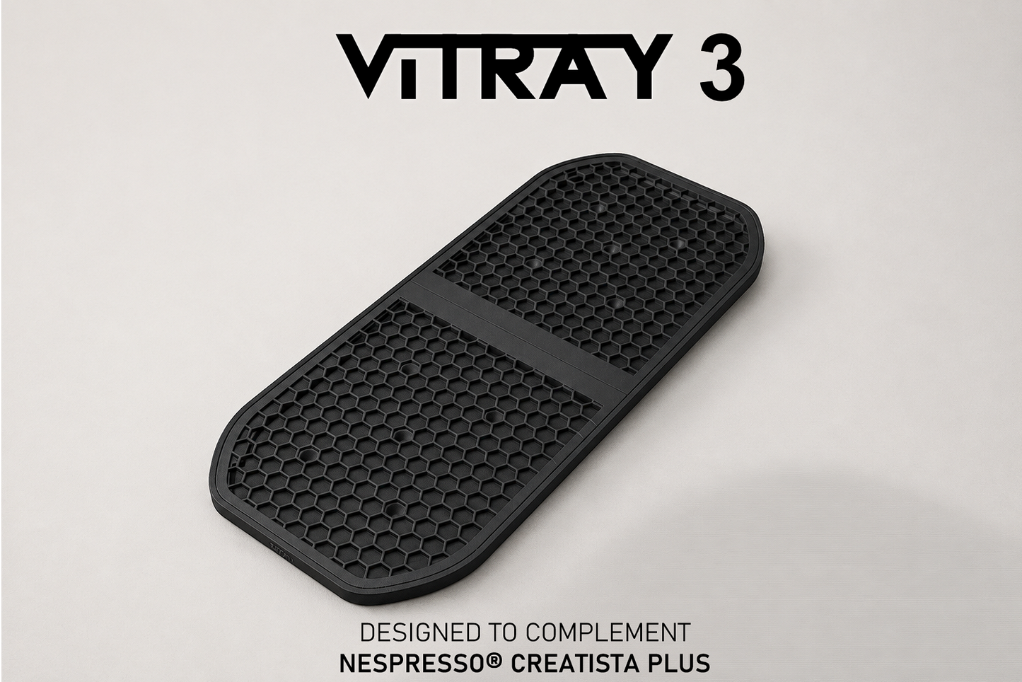 ViTRAY 3-Drypbakke – designet til at matche  Nespresso® Creatista Plus perfekt
