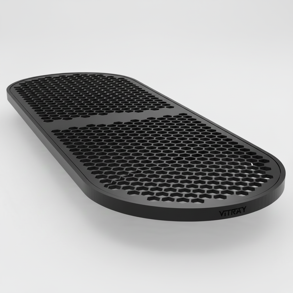 ViTRAY drip tray from ViTVED,  length 372mm, width 130 mm, height 8 mm